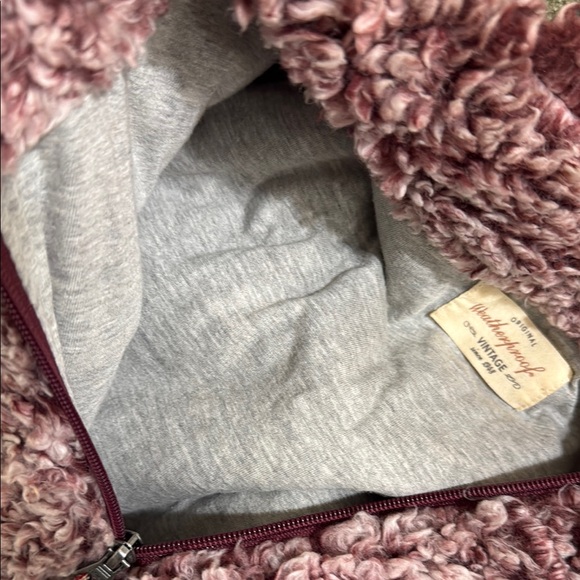 Weatherproof Women's Sherpa Size L Vintage Deep Pink/ Purple Fuzzy - Picture 8 of 9